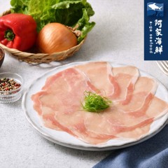 【阿家海鮮】台灣亞麻籽豬里肌片 (200g±10%/包)(期限到2022/07)